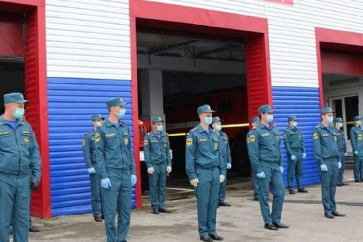 В Тульском отпраздновали день рождения пожарно-спасательной части