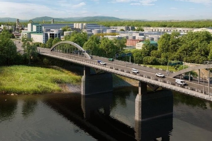 Строительство Яблоновского моста переходит ко второму этапу