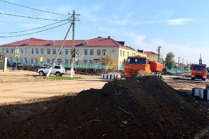 По инициативе главы Адыгеи реконструируют центр Красногвардейского