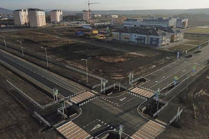 В Майкопе подходит к завершению строительство четырёх участков дорог