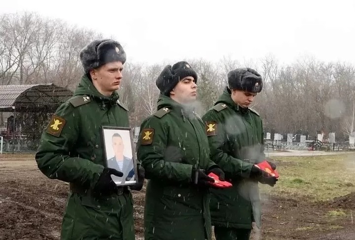 В Каневском районе Кубани прошли похороны погибших на Украине военных