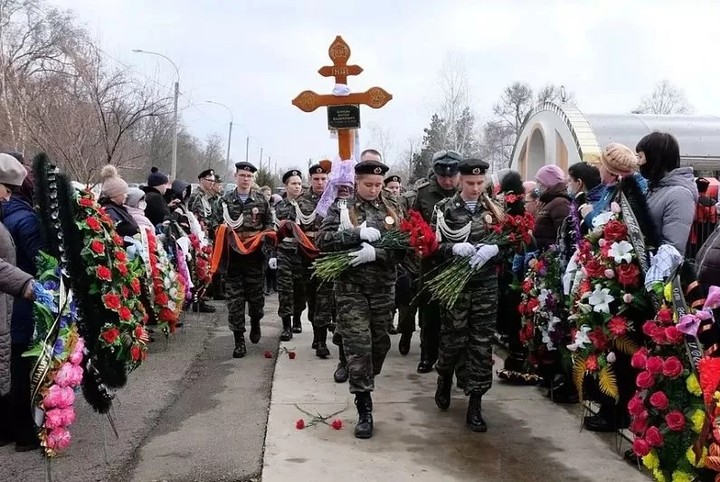 В Павловском районе Кубани простились с погибшим на Украине рядовым