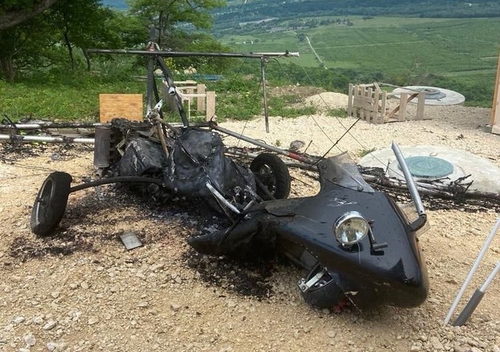 В Адыгее при крушении  мотодельтоплана  шестидесятилетний  пилот погиб