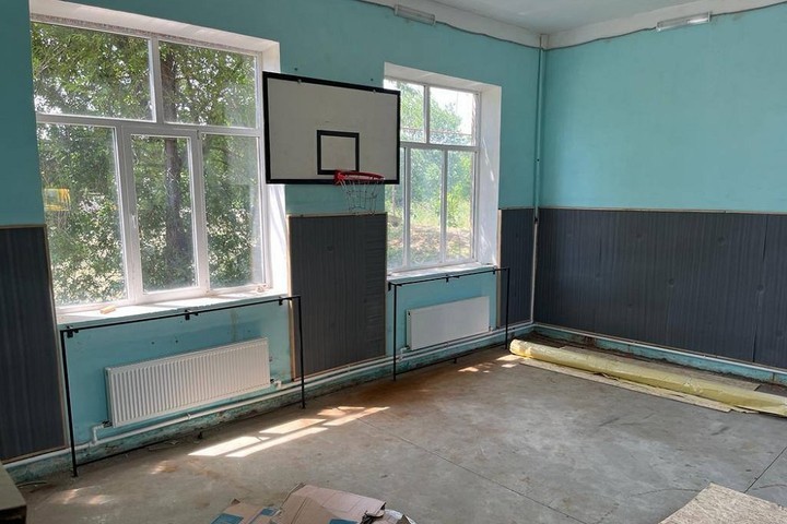 В Адыгее обновляются спортивные залы в школах сельской местности