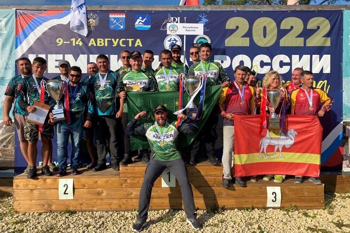 Сборная Адыгеи по ловле карпа стала чемпионом России второй год подряд 
