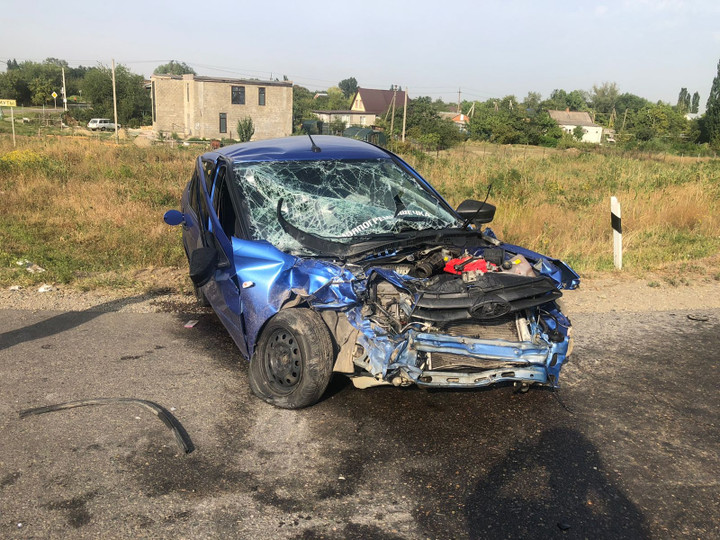 В Адыгее произошло ДТП с участием трех автомобилей