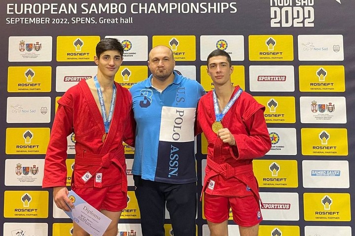 Рамазан Коблев и Расул Наш из Адыгеи стали чемпионами Европы по самбо