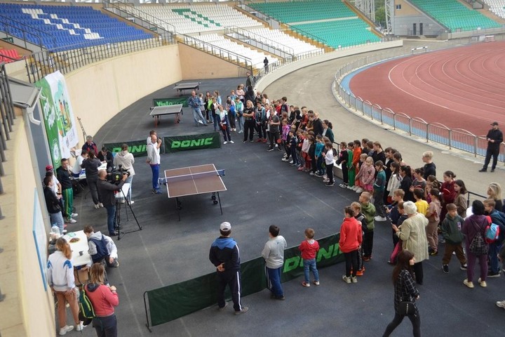 В Майкопе прошёл фестиваль настольного тенниса для школьников