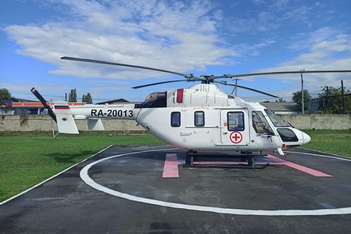В Адыгее санитарная авиация доставила в медучреждения 19 пациентов