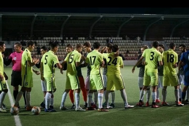 Сборные Абхазии и Адыгеи по футболу сыграли в Сухуме вничью