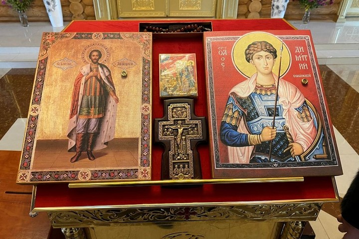 В Майкоп привезут иконы с частицами мощей святых Димитрия Солунского и Александра Невского