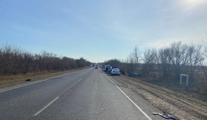 В Краснодарском крае произошло ДТП, в котором 3 человека пострадали