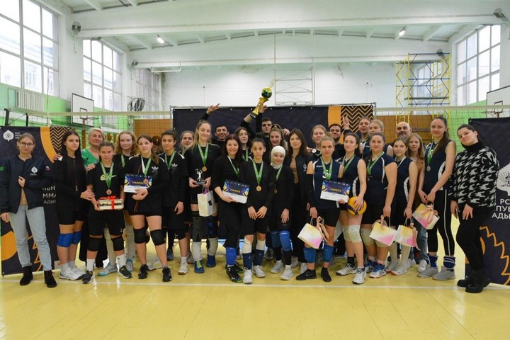 Студентки МГТУ выиграли Кубок молодежи Республики Адыгея по волейболу