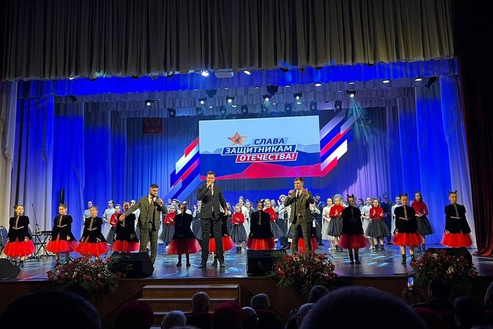 В Майкопе состоялся концерт, посвященный Дню защитника Отечества