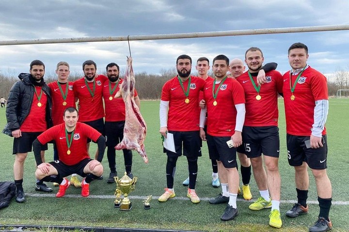 Команда «Самгур» выиграла чемпионат города Адыгейска по футболу