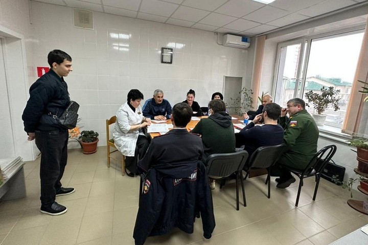В городе Адыгейске прошло первое заседание призывной комиссии