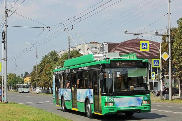 В Майкопе с 17 апреля повышается стоимость проезда в троллейбусе