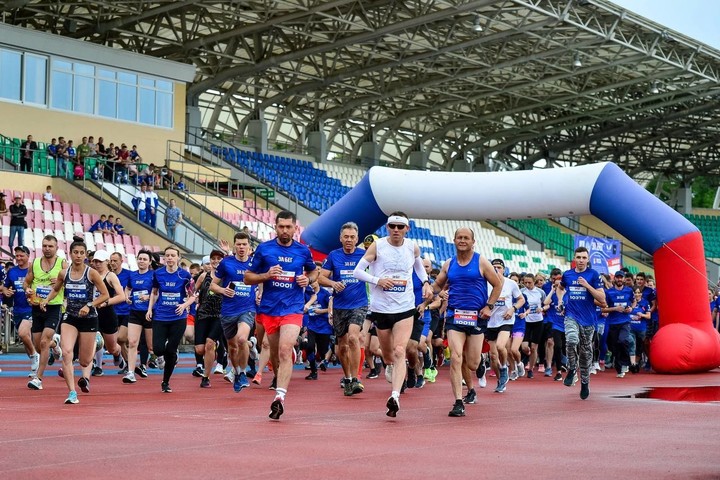 Полумарафон «ЗаБег.РФ» собрал в Майкопе более тысячи участников