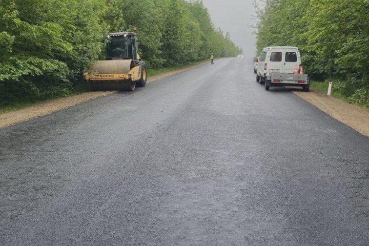 В Адыгее завершен ремонт очередного участка дороги Майкоп – Туапсе