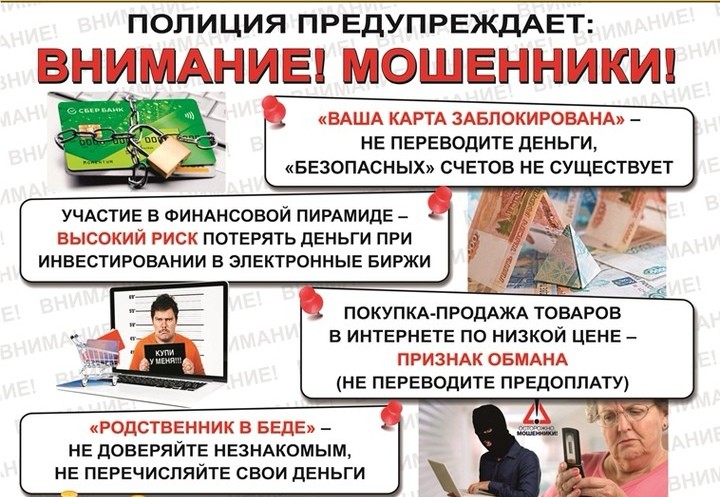 С начала недели полицией Адыгеи зафиксировано 7 фактов мошенничества