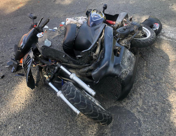 В Майкопе в результате столкновения автомобиля и скутера пострадал 1 человек
